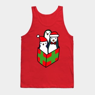 Christmas Gift Penguins Tank Top